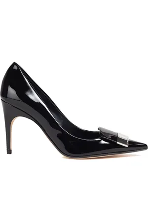 Sergio Rossi Dames, Schoenen, Zwart, Maat: 36 1/2 EU Leer