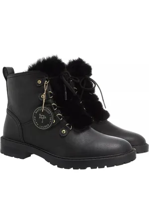 Ralph Lauren Dames, Schoenen, Zwart, Maat: 38 EU Leer