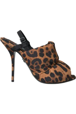 Dolce & Gabbana Dames, Schoenen, Bruin, Maat: 38 EU Nylon