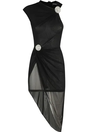 DAVID KOMA Dames, Jurken, Zwart, Maat: XS