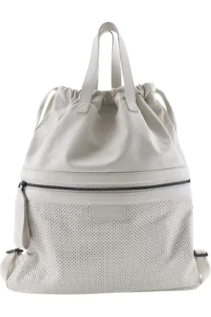 Bottega Veneta Dames, Pre-owned, Wit, Maat: ONE Size Leer