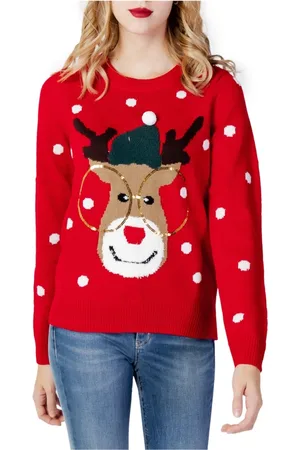 VERO MODA Dames, Truien, Rood, Maat: M Acryl