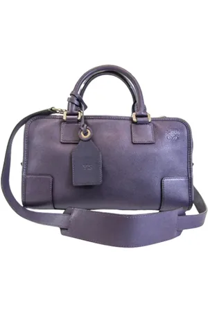 Loewe Dames, Pre-owned, Paars, Maat: ONE Size Leer