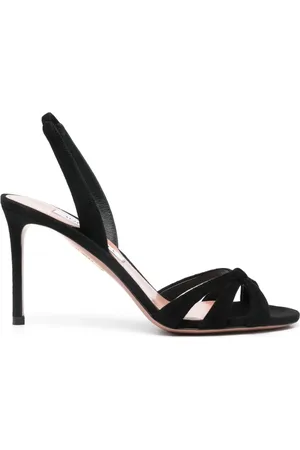 Aquazzura Dames, Schoenen, Zwart, Maat: 37 1/2 EU Leer