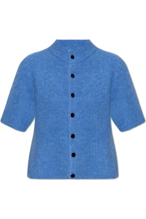 Gestuz Dames, Truien, Blauw, Maat: S Wol