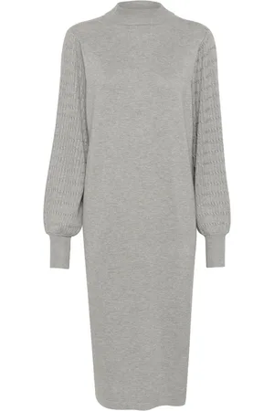 Kaffe Dames, Jurken, Grijs, Maat: XS