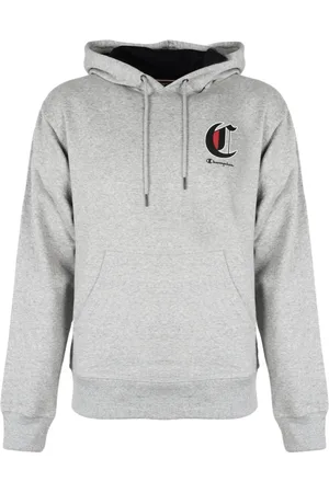 Champion Heren, Sweatshirts & Hoodies, Grijs, Maat: L Katoen