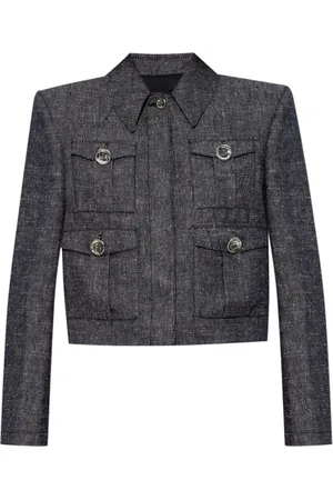 Givenchy Dames, Jassen, Blauw, Maat: M Denim