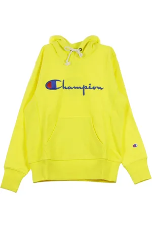 Champion Heren, Sweatshirts & Hoodies, Geel, Maat: L