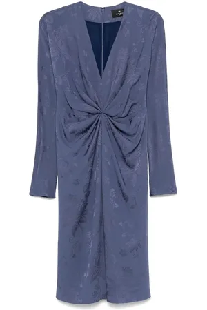 Etro Dames, Jurken, Blauw, Maat: L