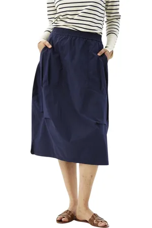 In Front Dames, Rokken, Blauw, Maat: M Katoen