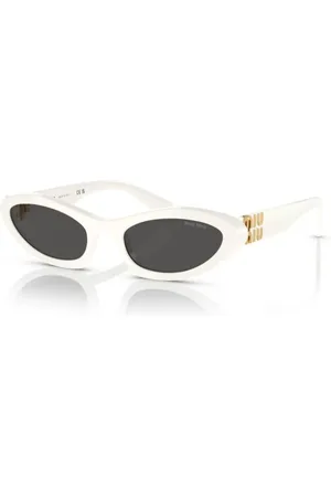 Miu Miu Dames, Accessoires, Wit, Maat: 56 MM