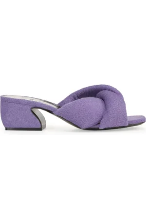 Sergio Rossi Dames, Schoenen, Paars, Maat: 37 1/2 EU Poliester