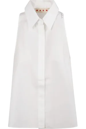 Marni Dames, Blouses & Shirts, Wit, Maat: M