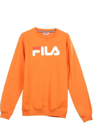 Fila Heren, Sweatshirts & Hoodies, Oranje, Maat: XL