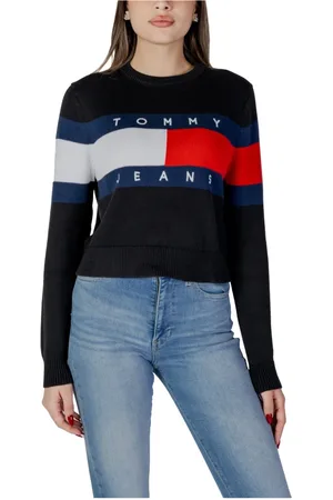 Tommy Hilfiger Dames, Truien, Zwart, Maat: XS Katoen