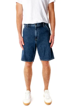 Carhartt Heren, Korte broeken, Blauw, Maat: W30 Denim