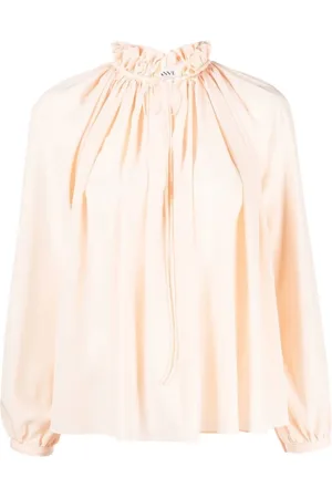 Lanvin Dames, Blouses & Shirts, Oranje, Maat: M Zijde