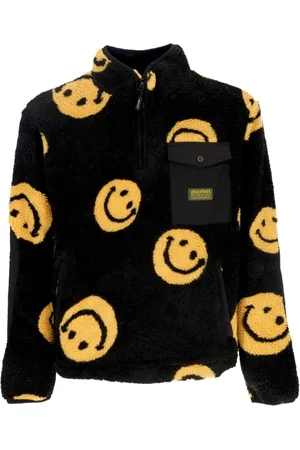 MARKET Heren, Sweatshirts & Hoodies, Zwart, Maat: L Fleece
