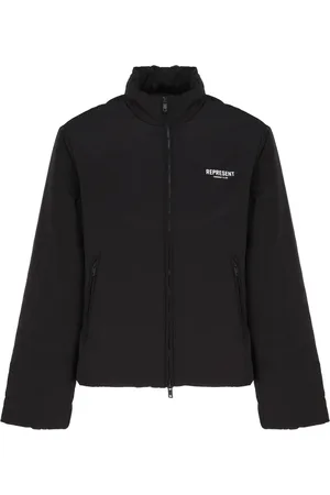 Represent Heren, Jassen, Zwart, Maat: L Nylon