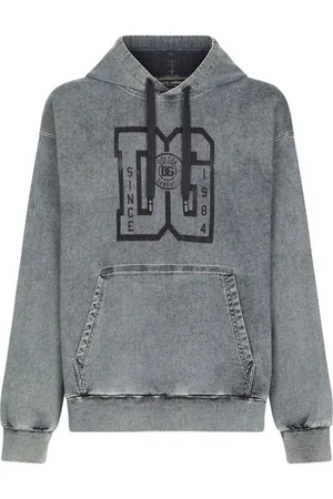 Dolce & Gabbana Heren, Sweatshirts & Hoodies, Grijs, Maat: XL Denim