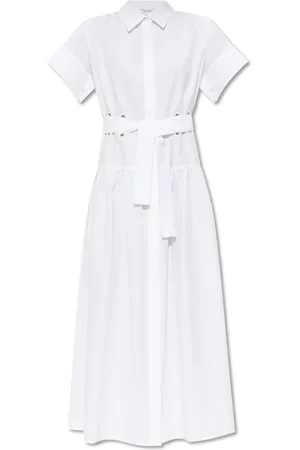 Max Mara Dames, Jurken, Wit, Maat: M Katoen