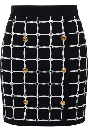 Elisabetta Franchi Dames, Rokken, Zwart, Maat: L