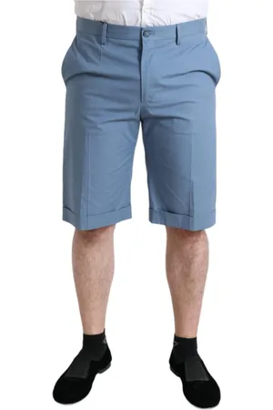 Dolce & Gabbana Heren, Korte broeken, Blauw, Maat: 2XL Katoen