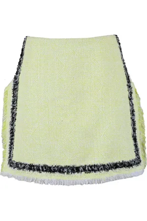 Msgm Dames, Rokken, Geel, Maat: XS Katoen