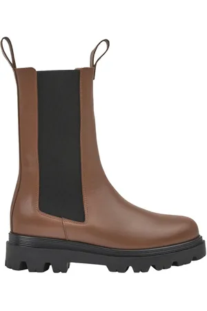 Flattered Dames, Schoenen, Bruin, Maat: 41 EU Leer
