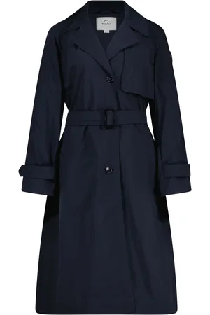 Woolrich Dames, Mantels, Blauw, Maat: L Wol