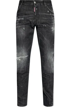 Dsquared2 Heren, Jeans, Grijs, Maat: M Katoen