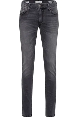 Brax Heren, Jeans, Zwart, Maat: W35 L30 Katoen