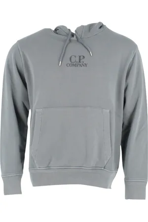 C.P. Company Heren, Sweatshirts & Hoodies, Grijs, Maat: S Katoen