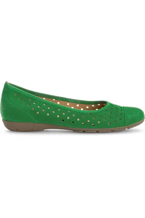 Gabor Dames, Schoenen, Groen, Maat: 38 EU Leer