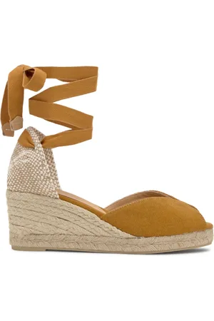 Castaner Dames, Schoenen, Geel, Maat: 35 EU Katoen