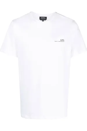 A.P.C. Heren, Tops, Wit, Maat: 2XL Katoen