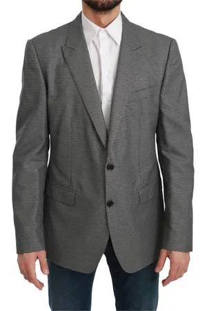 Dolce & Gabbana Heren, Pakken, Grijs, Maat: 2XL Wol