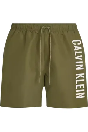 Calvin Klein Heren, Badkleding, Groen, Maat: 3XL Poliester