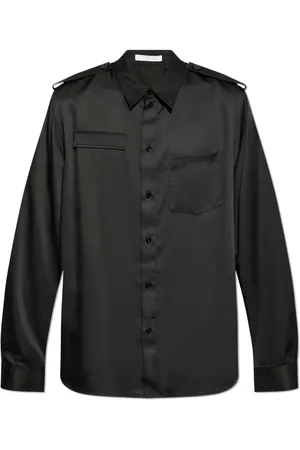 Helmut Lang Heren, Overhemden, Zwart, Maat: L