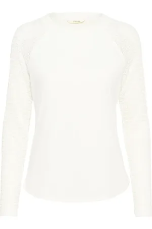 Cream Dames, Tops, Wit, Maat: XL Viscose