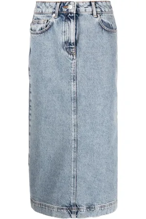 Moschino Dames, Rokken, Blauw, Maat: L Denim