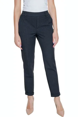 VERO MODA Dames, Broeken, Grijs, Maat: XS L32 Poliester