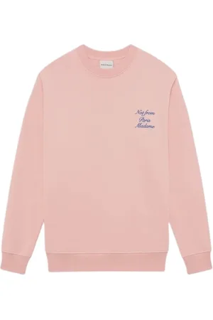 Drôle de Monsieur Heren, Sweatshirts & Hoodies, Roze, Maat: XL Katoen