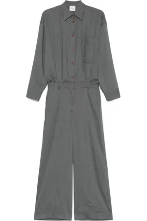 ALYSI Dames, Jumpsuits & Playsuits, Grijs, Maat: S
