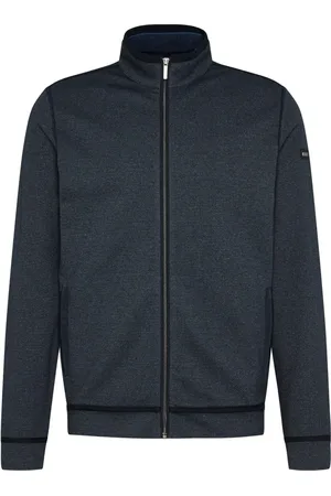 Bugatti Heren, Sweatshirts & Hoodies, Blauw, Maat: L Katoen