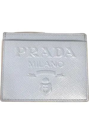 Prada Dames, Pre-owned, Grijs, Maat: ONE Size Leer