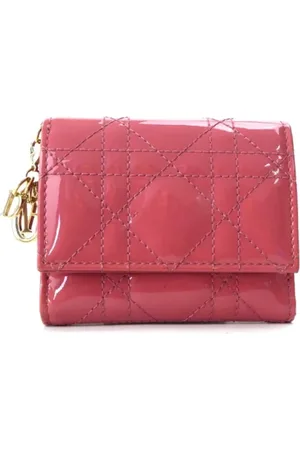 Dior Dames, Pre-owned, Roze, Maat: ONE Size Leer