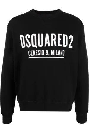 Dsquared2 Heren, Sweatshirts & Hoodies, Zwart, Maat: L