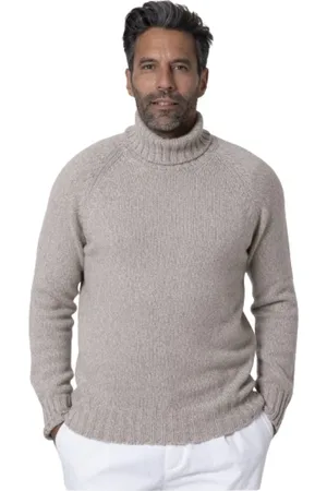 Gran Sasso Heren, Truien, Grijs, Maat: 2XL Kasjmier